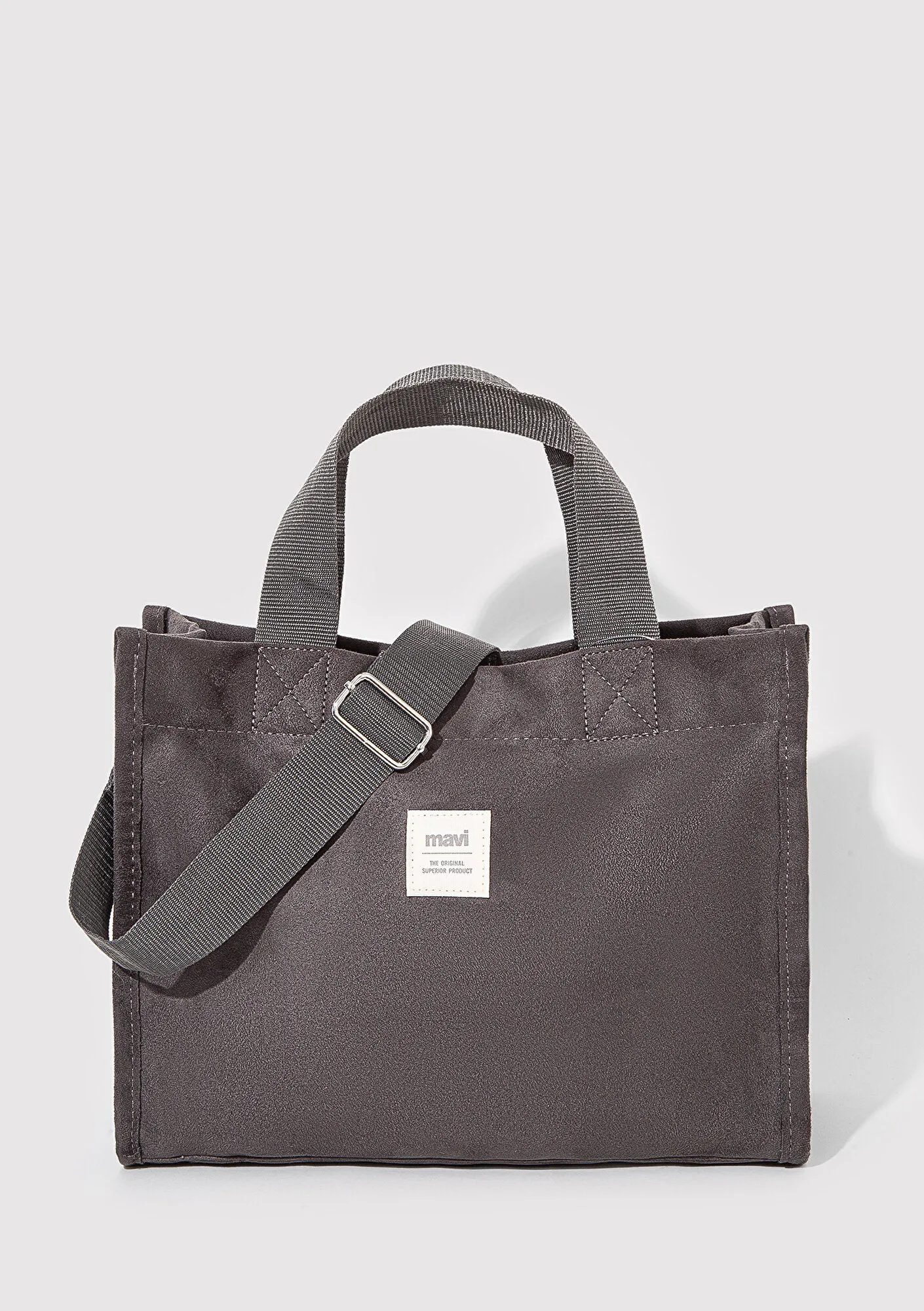 Gray Tote Bag