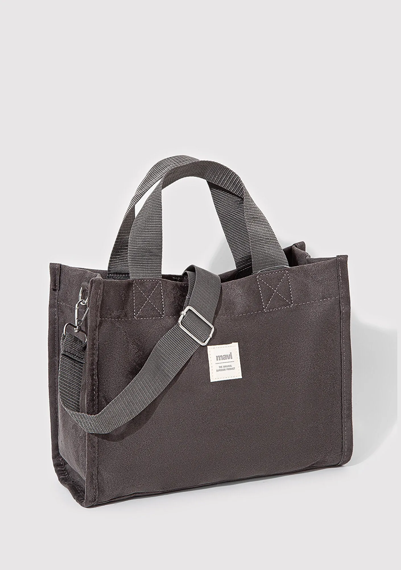 Gray Tote Bag
