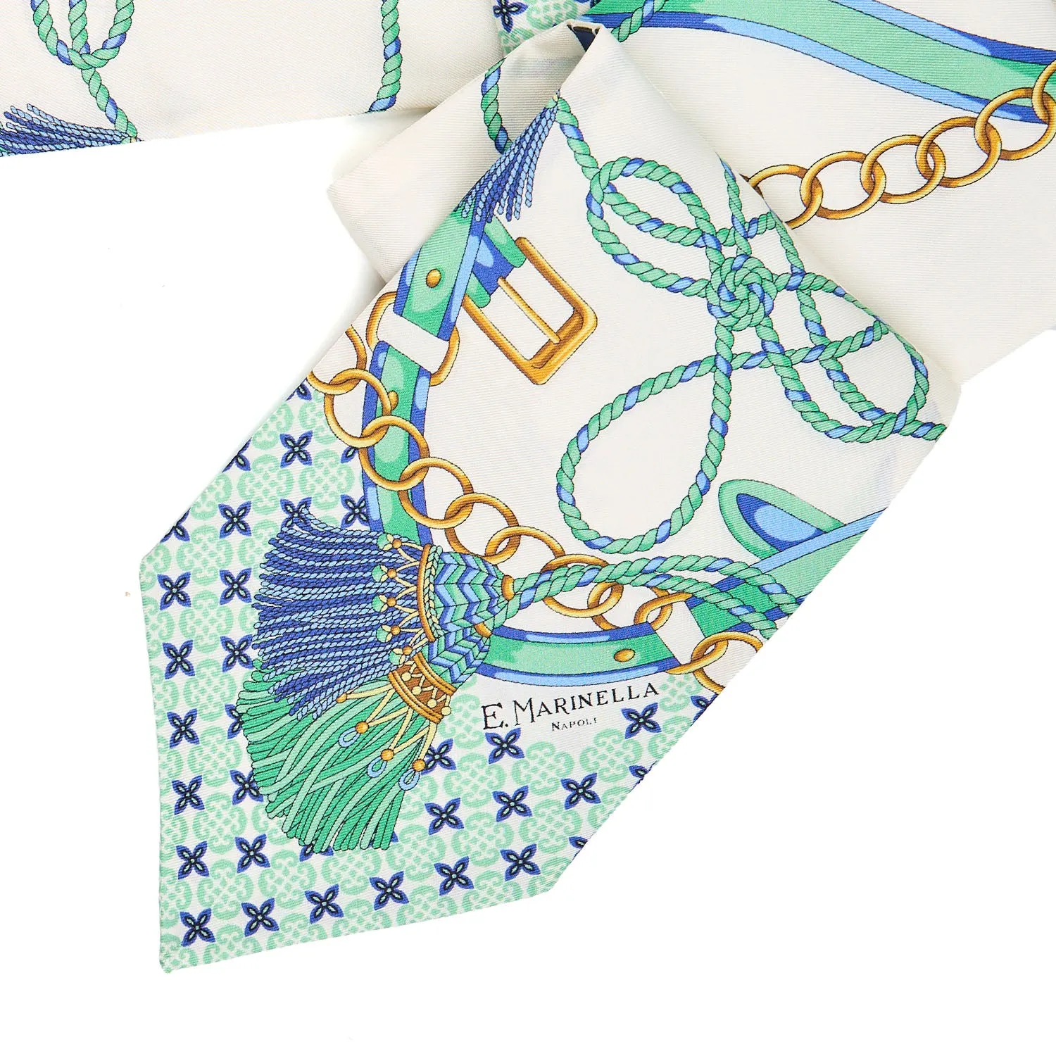 GREEN SILK BANDEAU