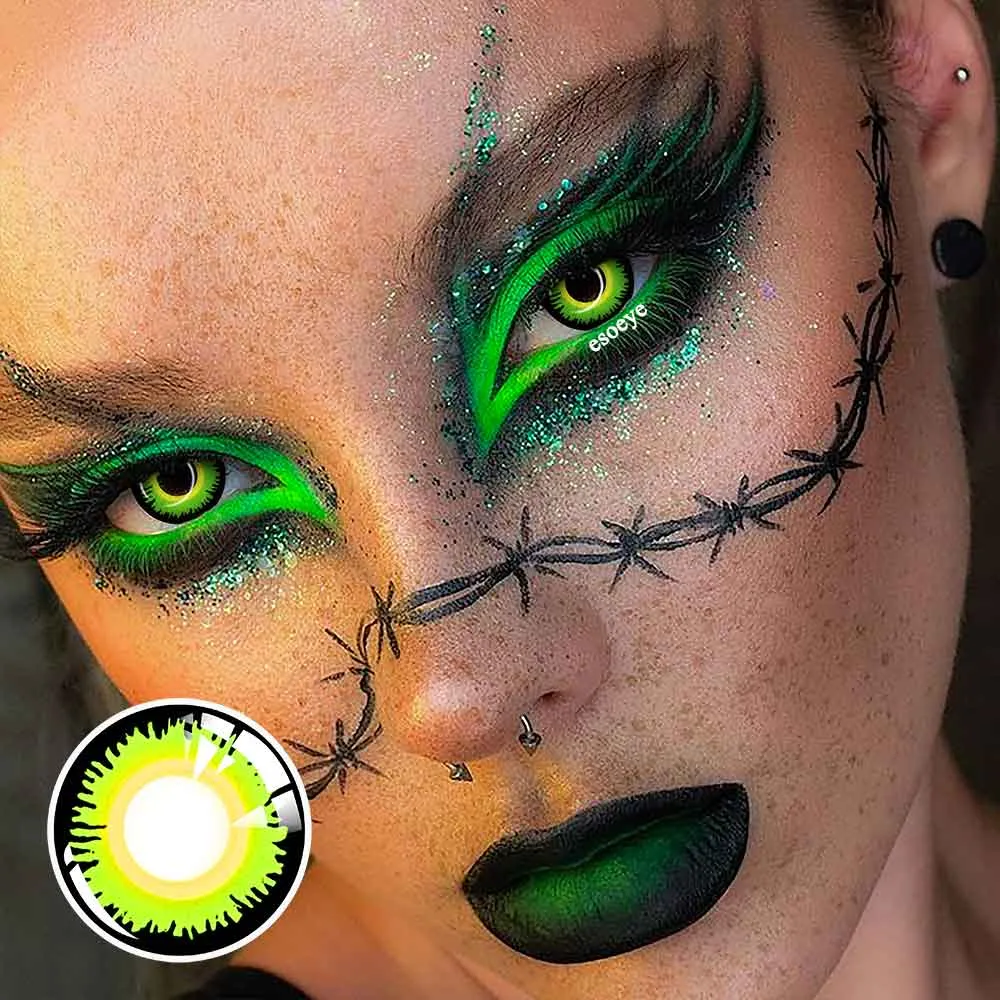 Green Werewolf Cosplay Contact Lenses Yearly