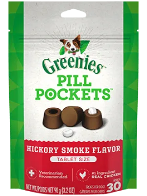 Greenies Pill Pockets Hickory Smoke Flavor Dog Dental Treats