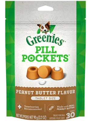 Greenies Pill Pockets Peanut Butter Flavor Dental Treats