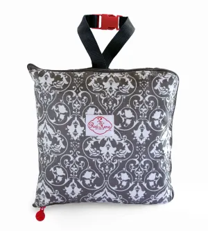 Grey Damask Shopping Cart Cover