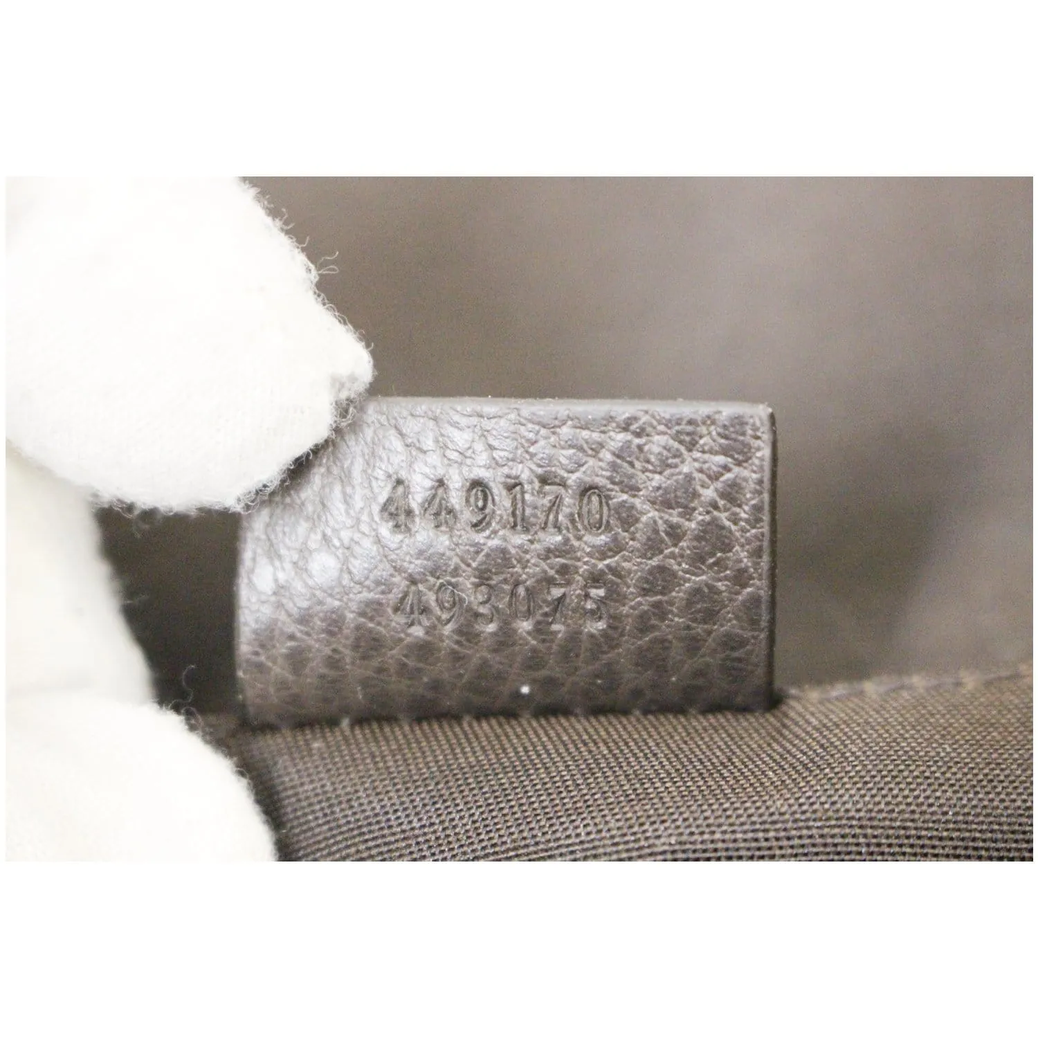 GUCCI GG Canvas Tote Travel Bag Beige