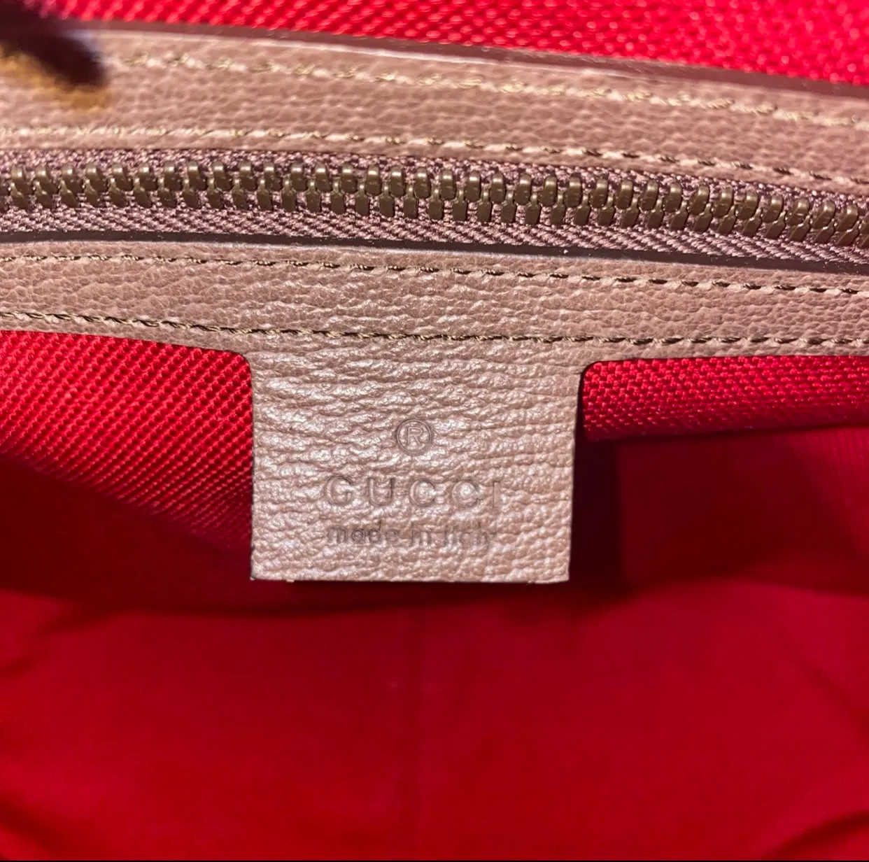 Gucci Houndstooth And Stripe Shoulder Bag With Interlocking G Red & Green