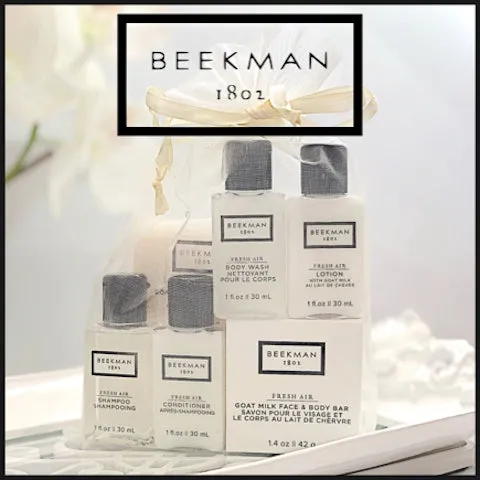 Guest Bath Toiletry Sample Sets & Gift Bags
