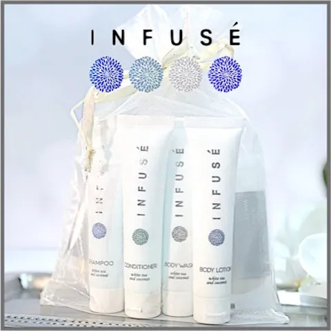 Guest Bath Toiletry Sample Sets & Gift Bags