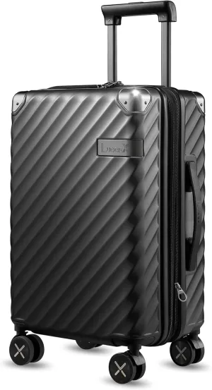 Hard Shell Carry-On Luggage Polycarbonate Expandable Suitcase 20-Inch