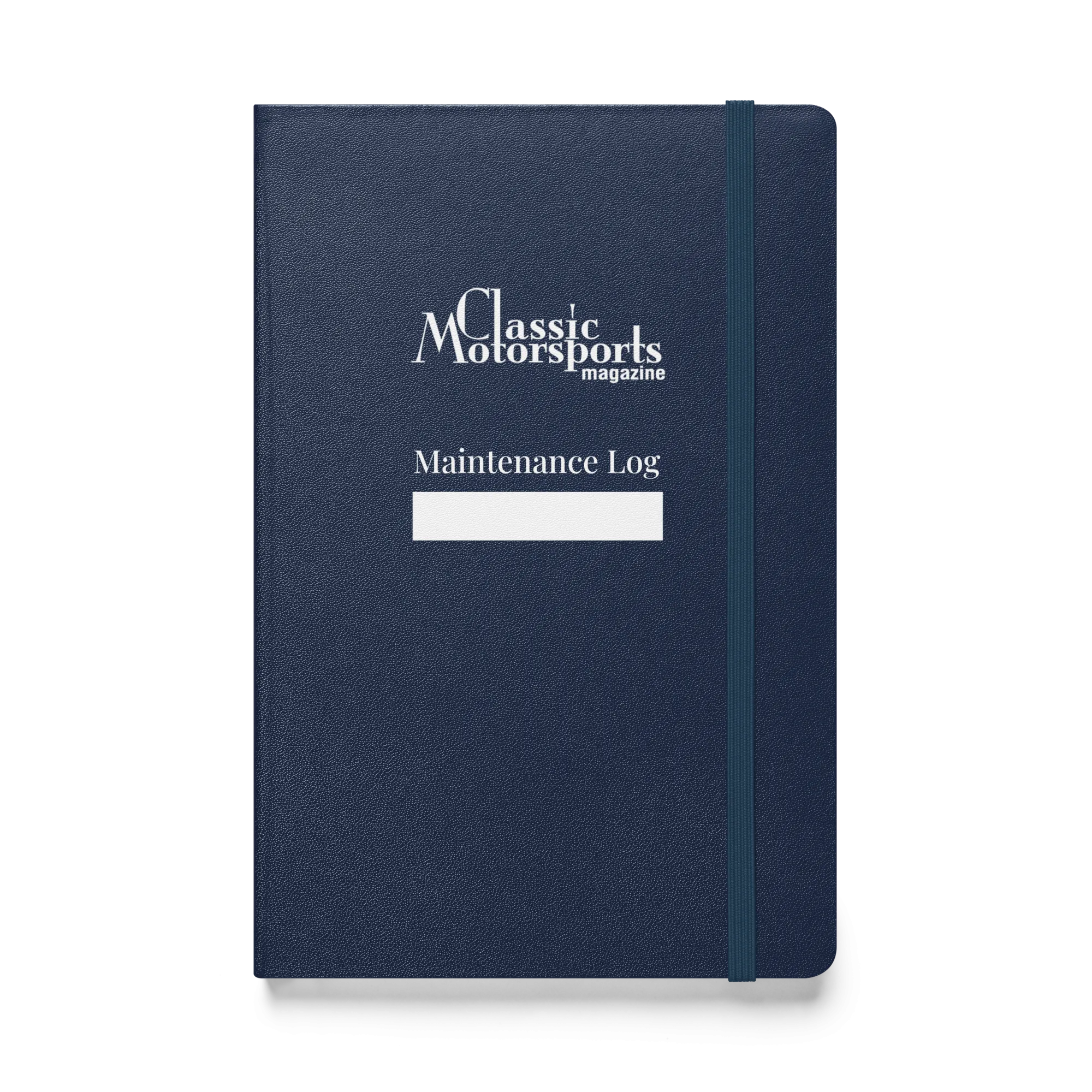 Hardcover Bound Maintenance Log Book