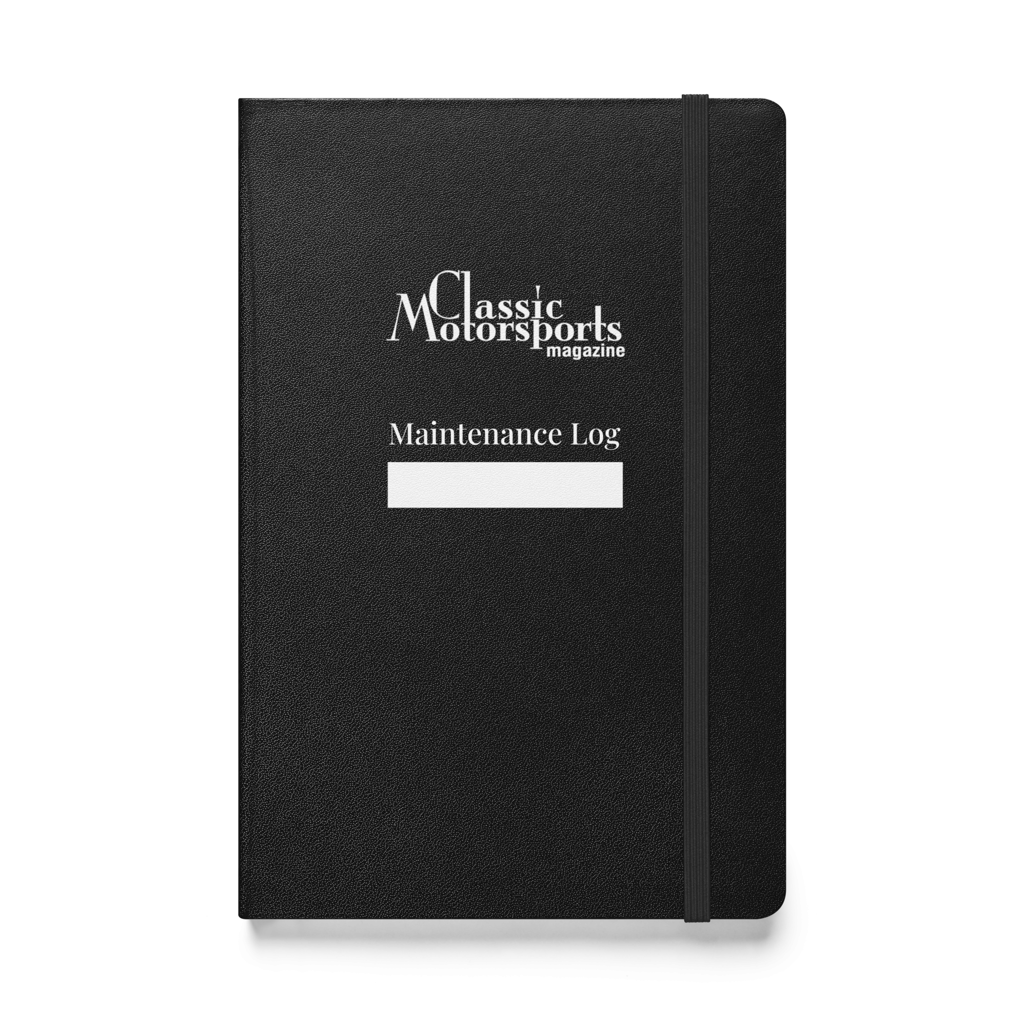 Hardcover Bound Maintenance Log Book