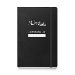 Hardcover Bound Maintenance Log Book