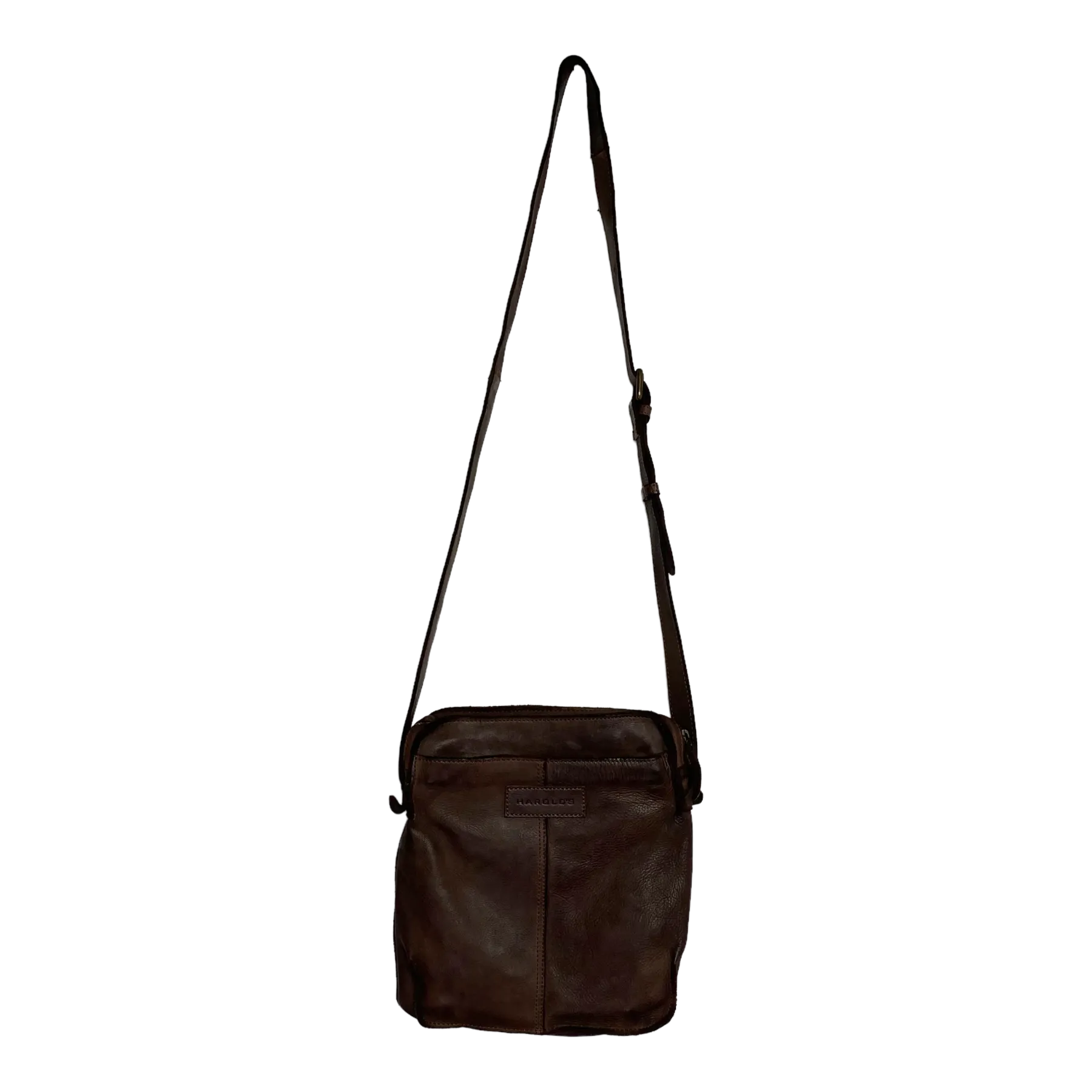 Harold's Bags leather submarine crossbag small, brown