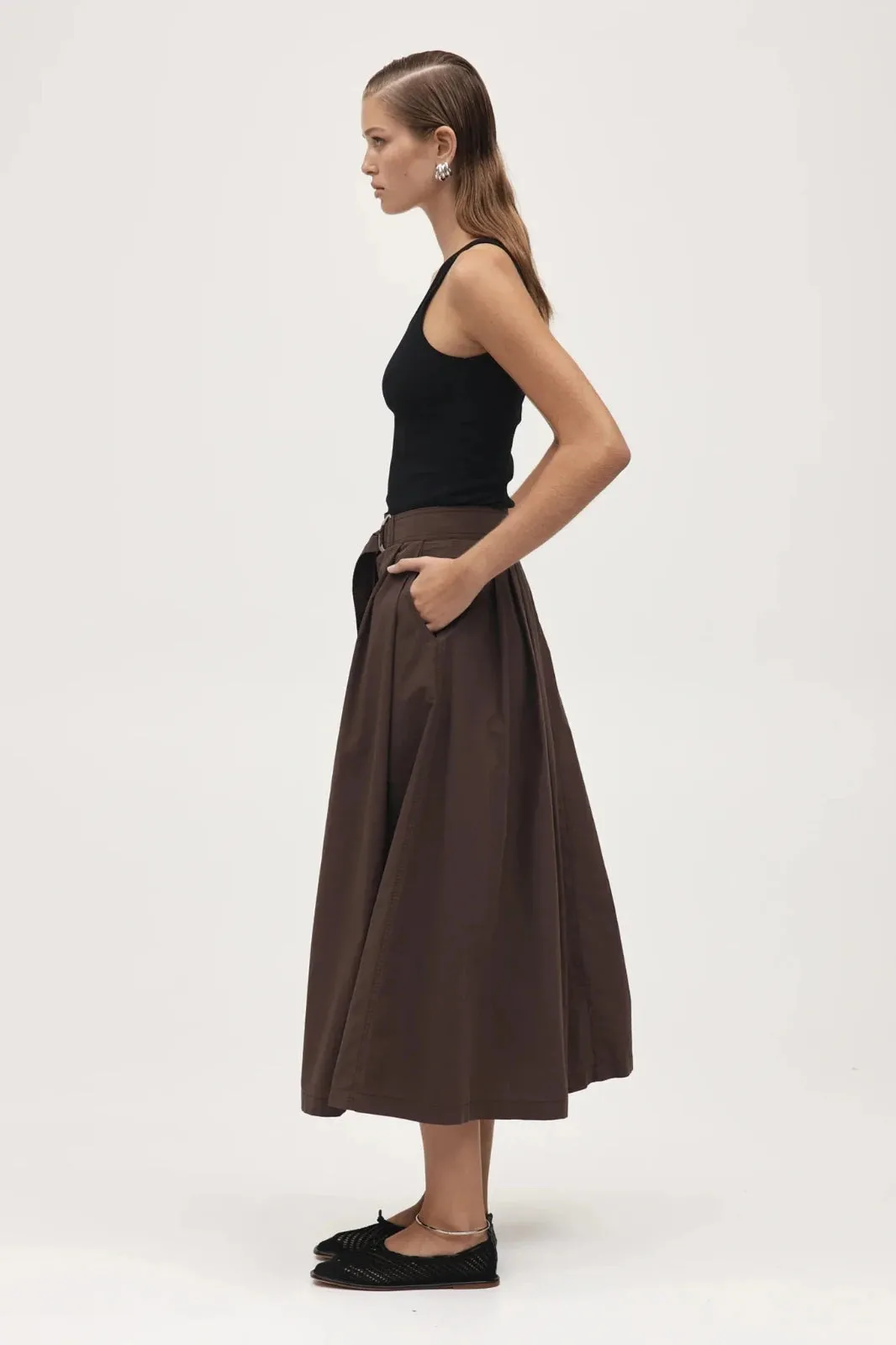 Henry Skirt Chocolate