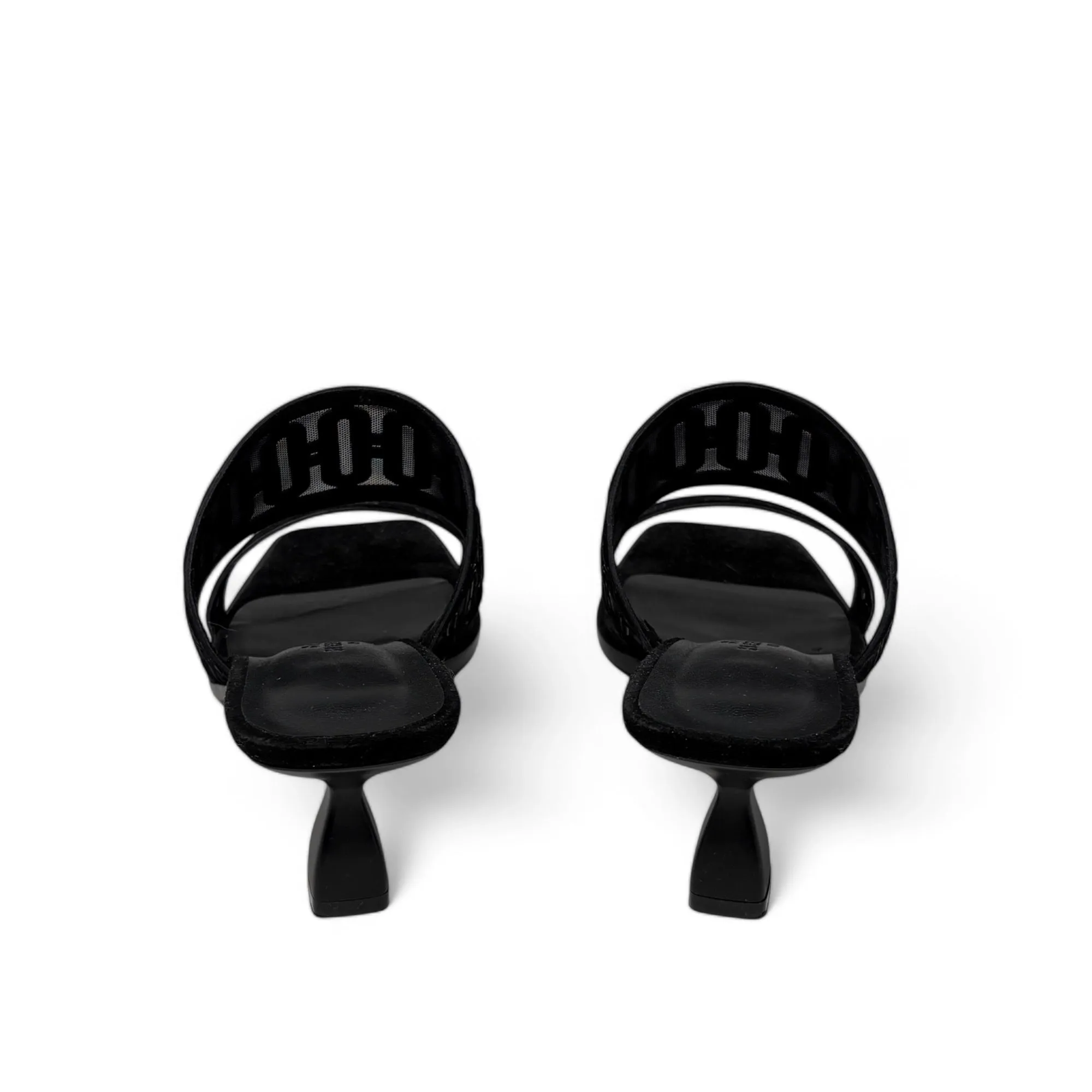 Hermes Noir Joia Sandals 36