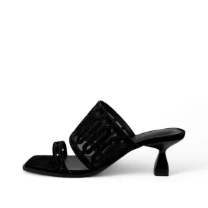 Hermes Noir Joia Sandals 36