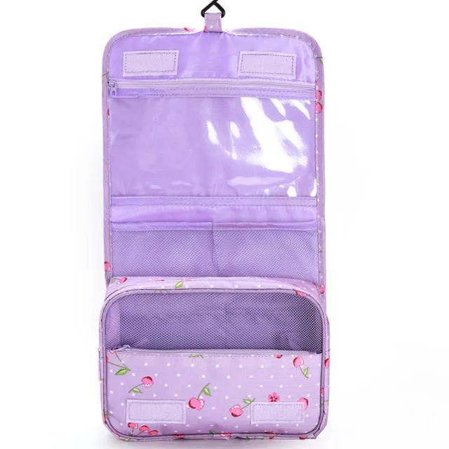 high quality Women Makeup Bags travel cosmetic bag Toiletries Organizer Waterproof Storage Neceser Hanging Bathroom Wash Bag