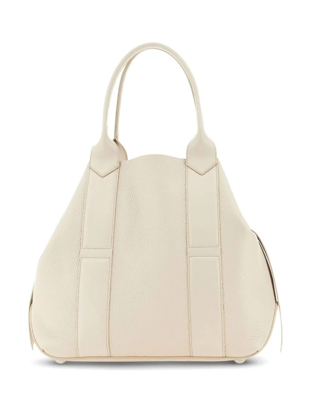 Hogan script medium leather handbag