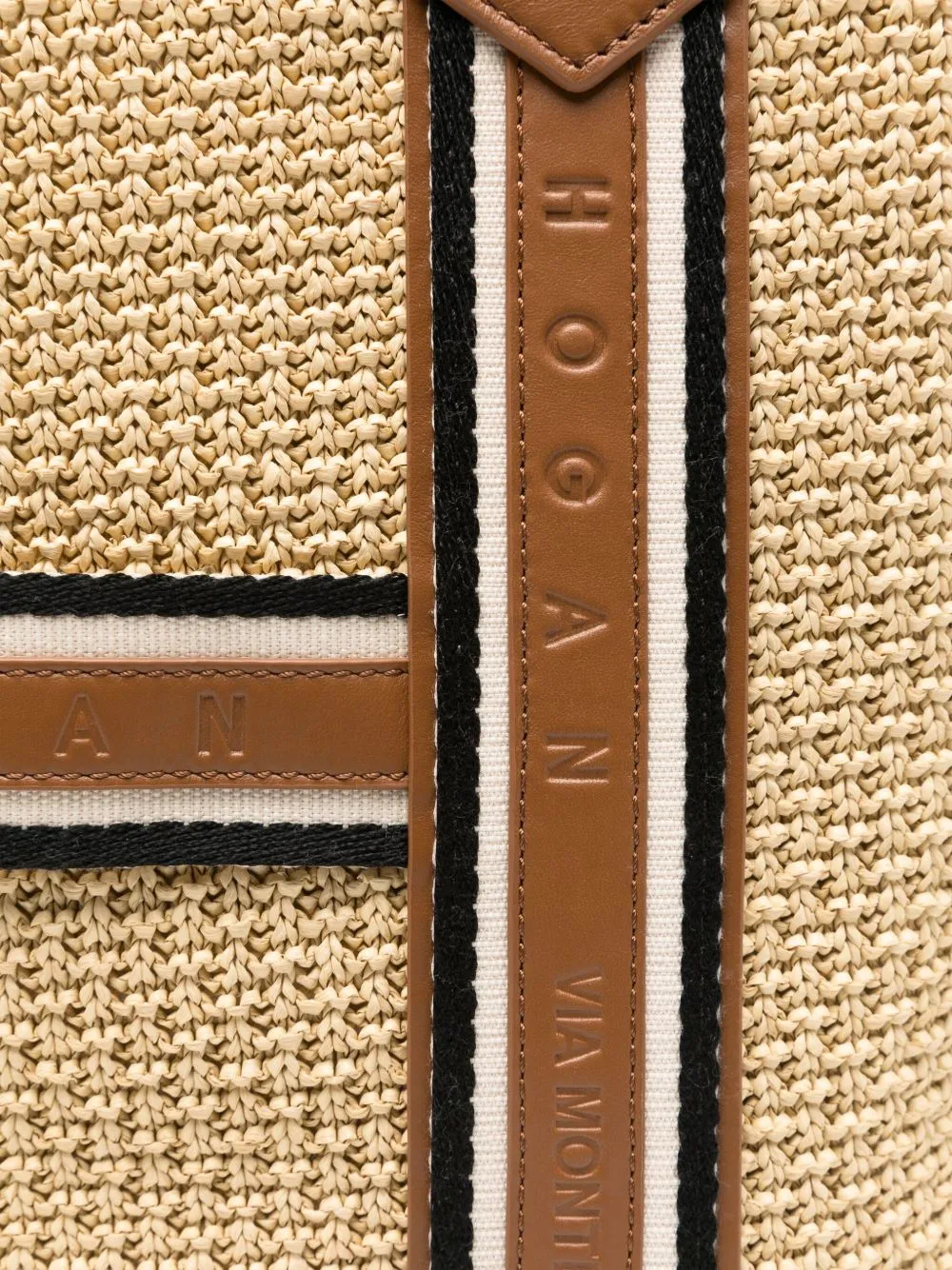 Hogan script medium tote bag
