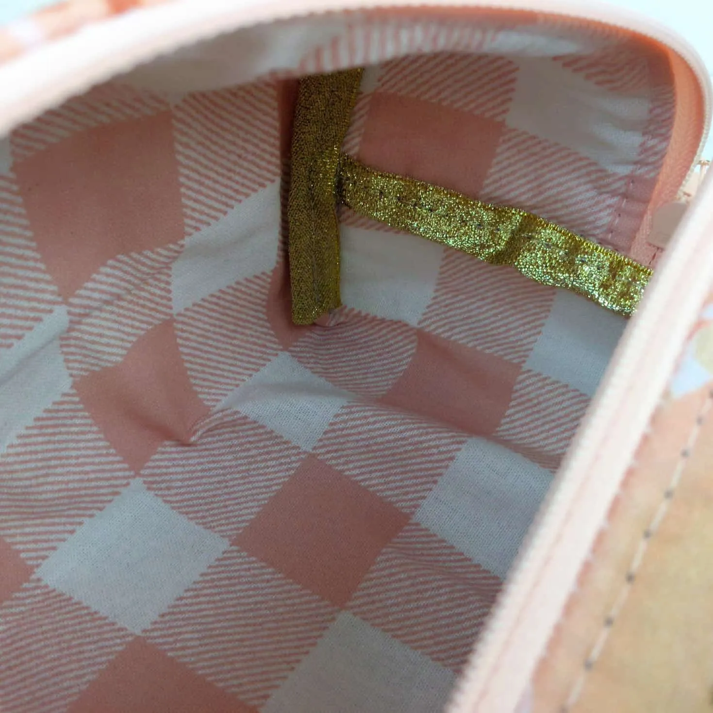 Holly Sanders Sand Hills Large Box Cosmetic Bag