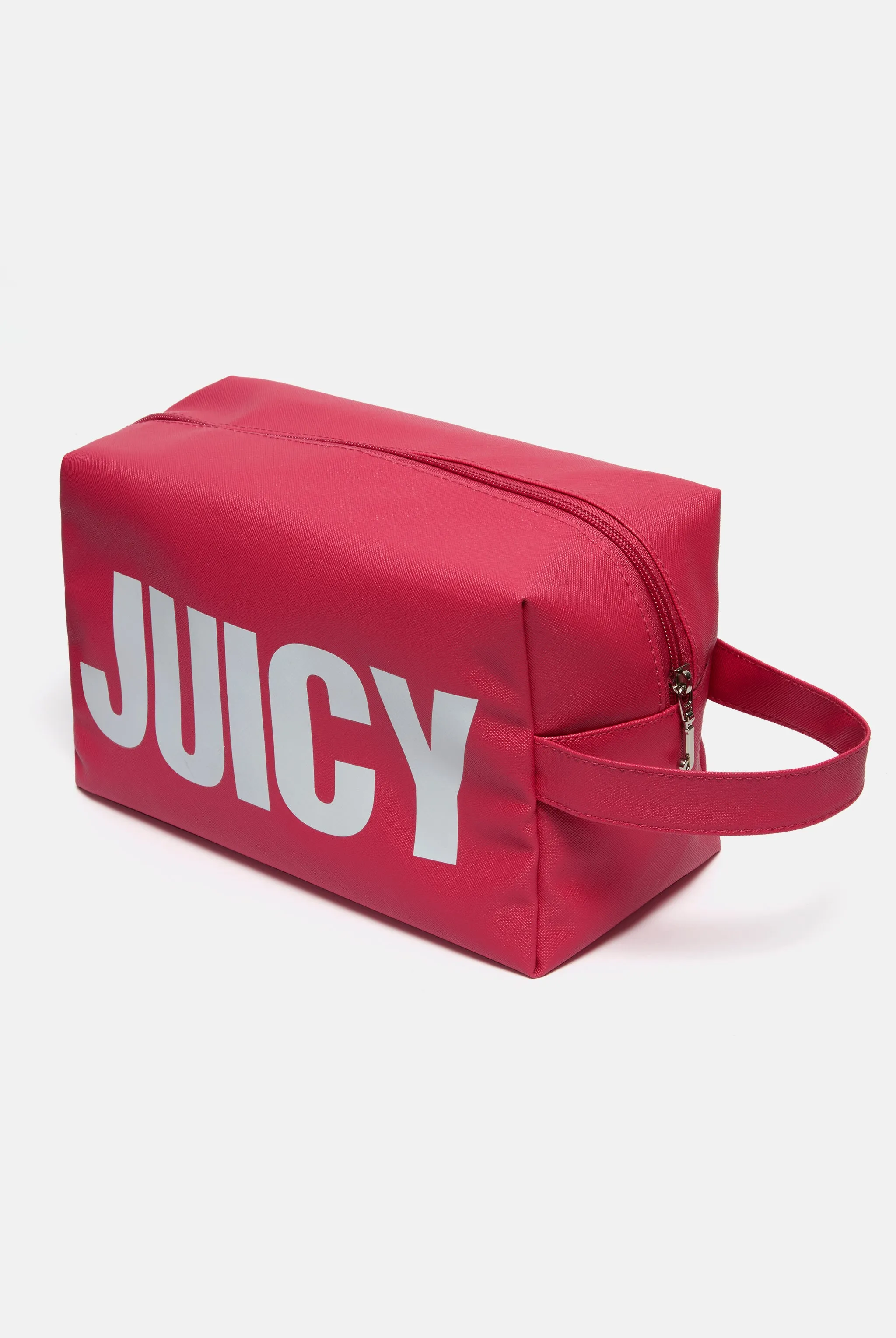 HOT PINK GRAPHIC WASH BAG