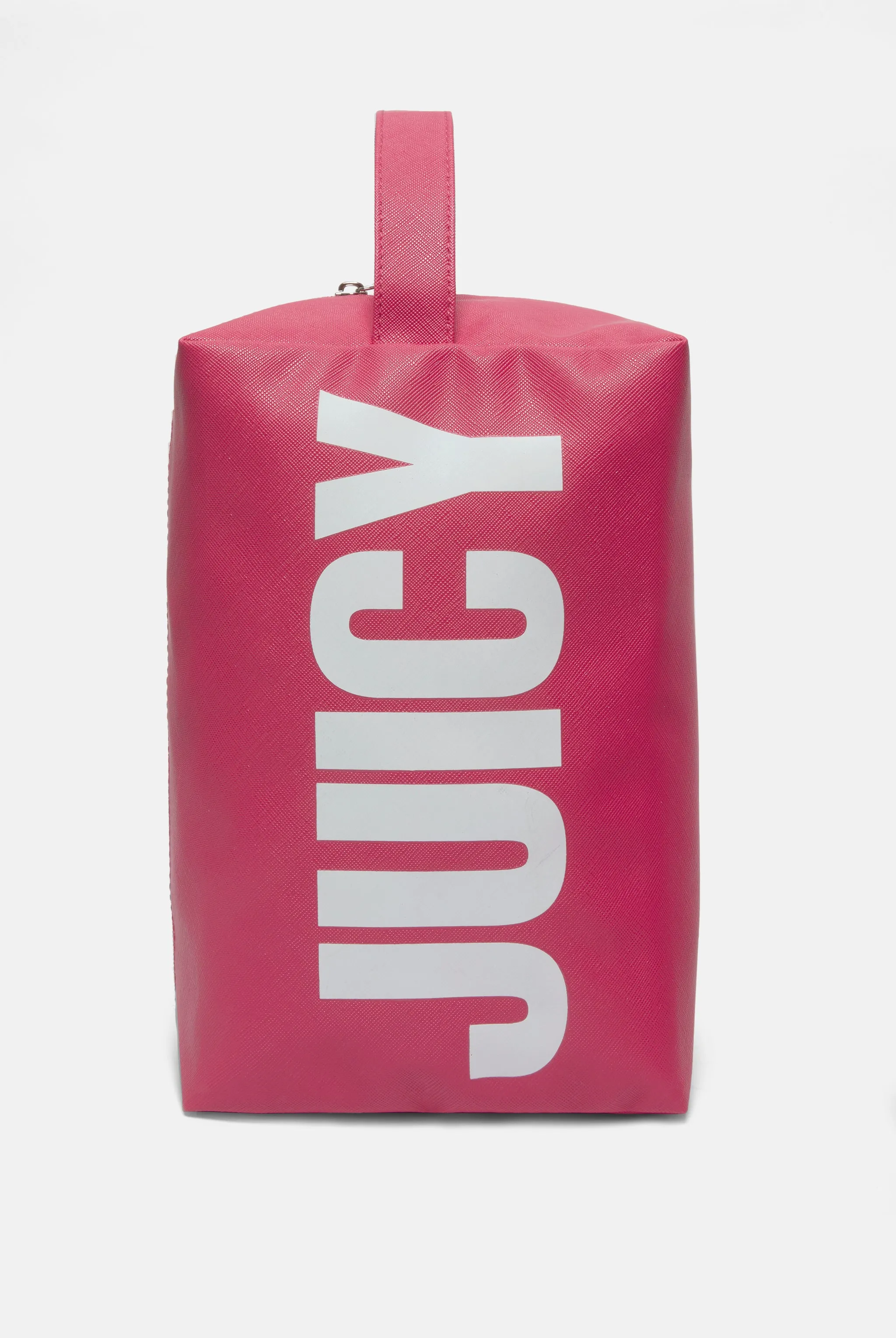 HOT PINK GRAPHIC WASH BAG