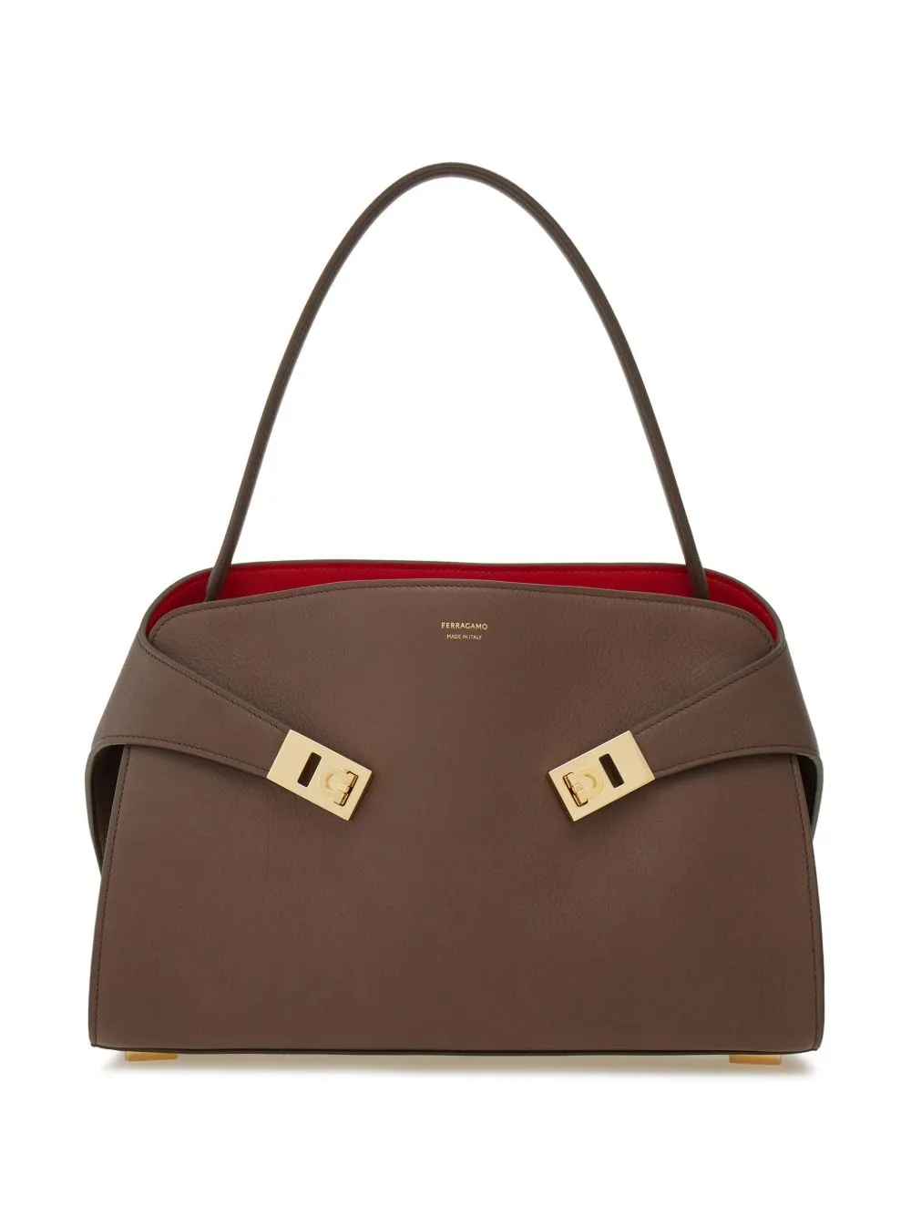 Hug small leather tote bag