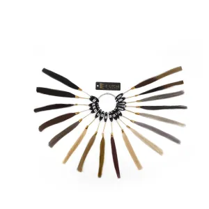 Human Hair Color Swatch - Sample 17 Colors