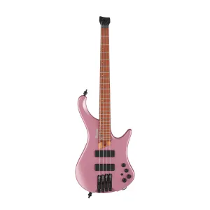 Ibanez Bass Workshop EHB1000S-PMM Electric Bass Guitar w/Gig Bag, Pink Gold Metallic Matte