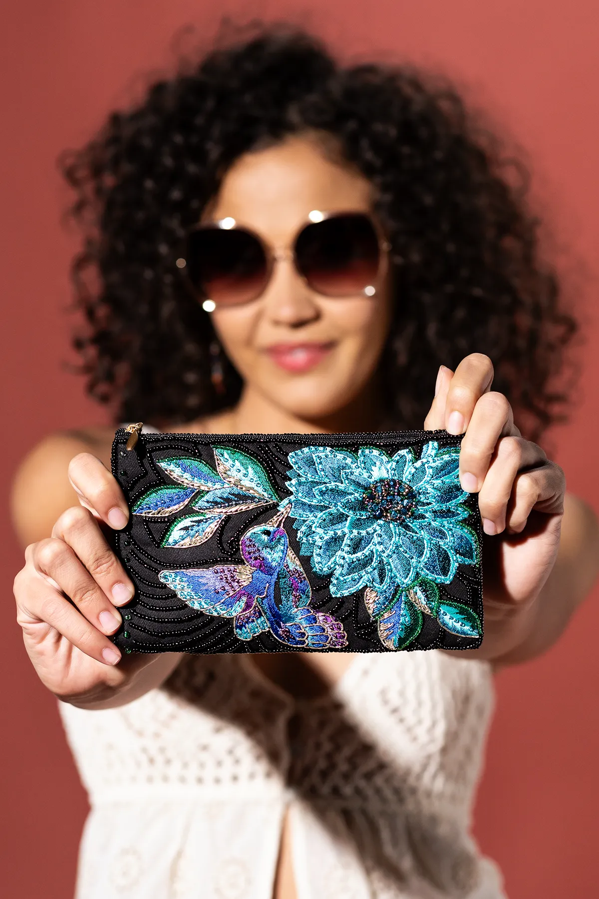 Iridescent Crossbody Phone Bag