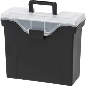 IRIS Organizer Lid Slim Portable File Box