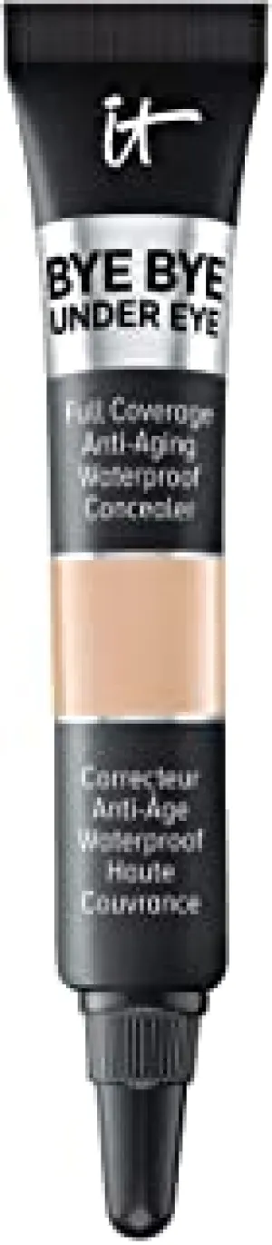 IT Cosmetics Bye Bye Under Eye, 20.0 Medium (N) - Travel Size - Full-Coverage, Anti-Aging, Waterproof Concealer - Improves the Appearance of Dark Circles, Wrinkles & Imperfections - 0.11 fl oz