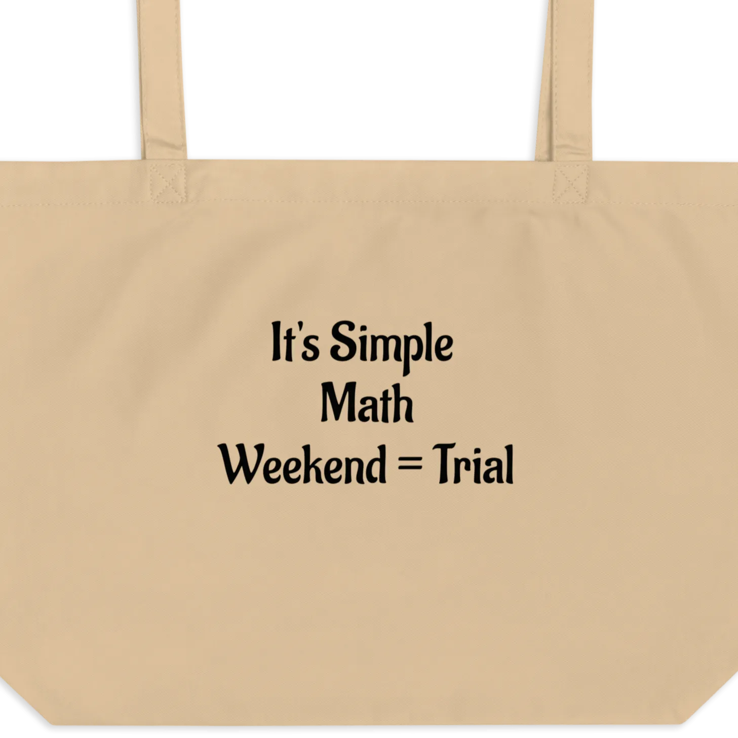 It's Simple Math Trial X-Large Tote Bags
