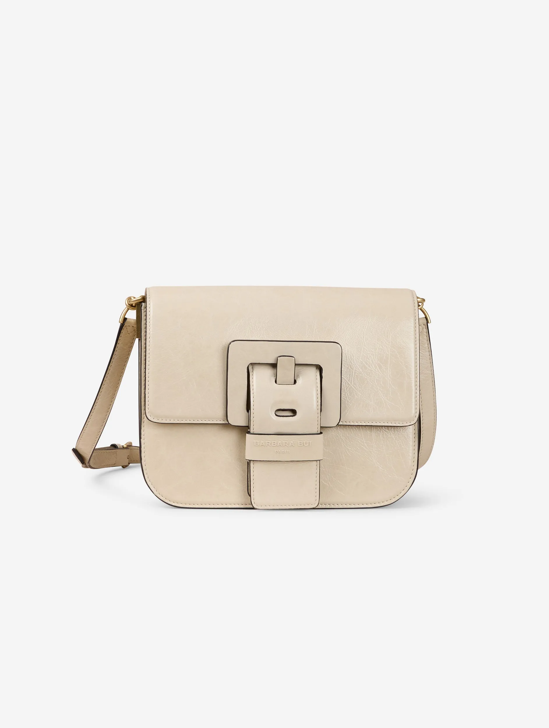 Ivory patent leather TOUCH ME bag