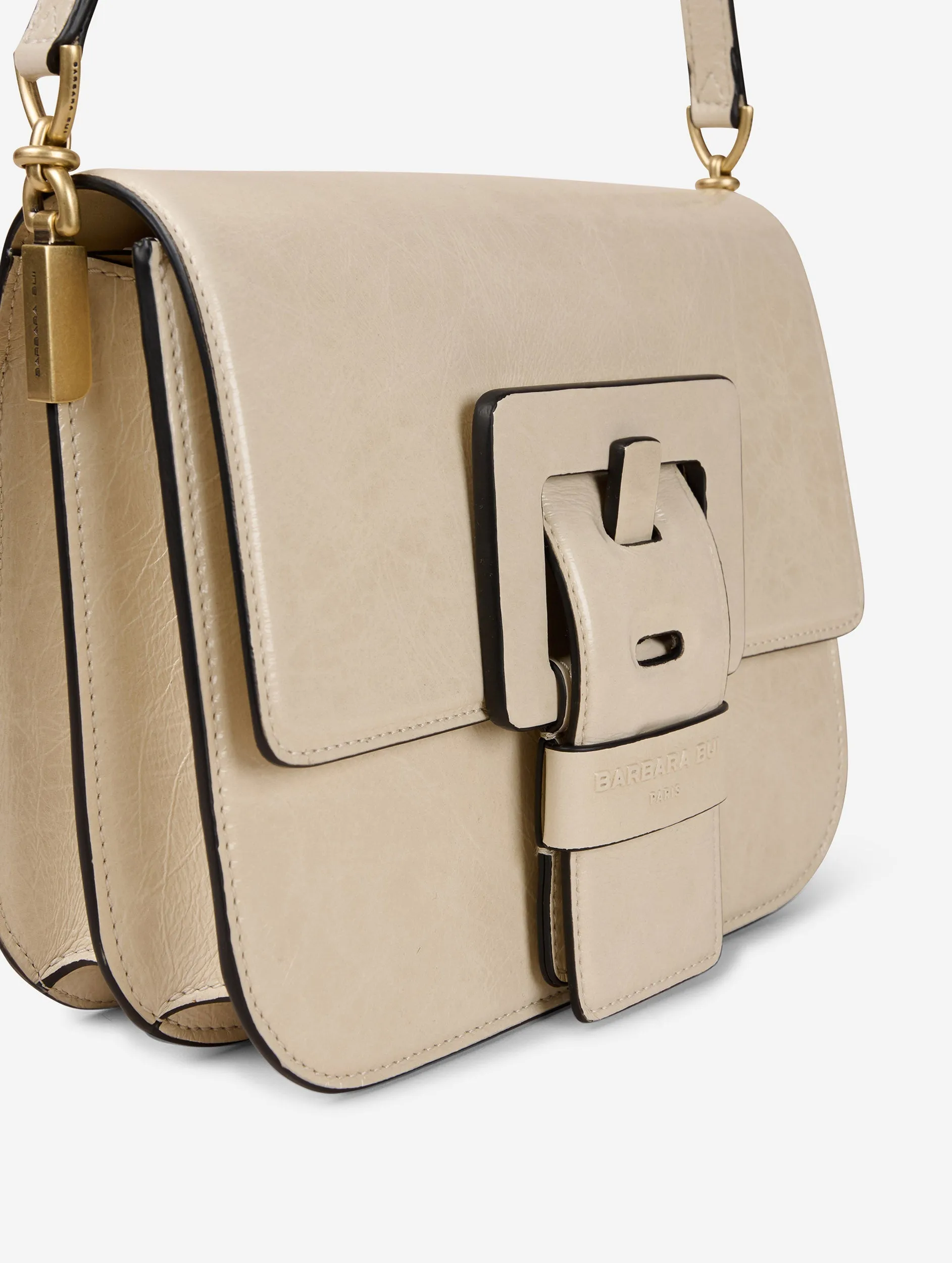 Ivory patent leather TOUCH ME bag