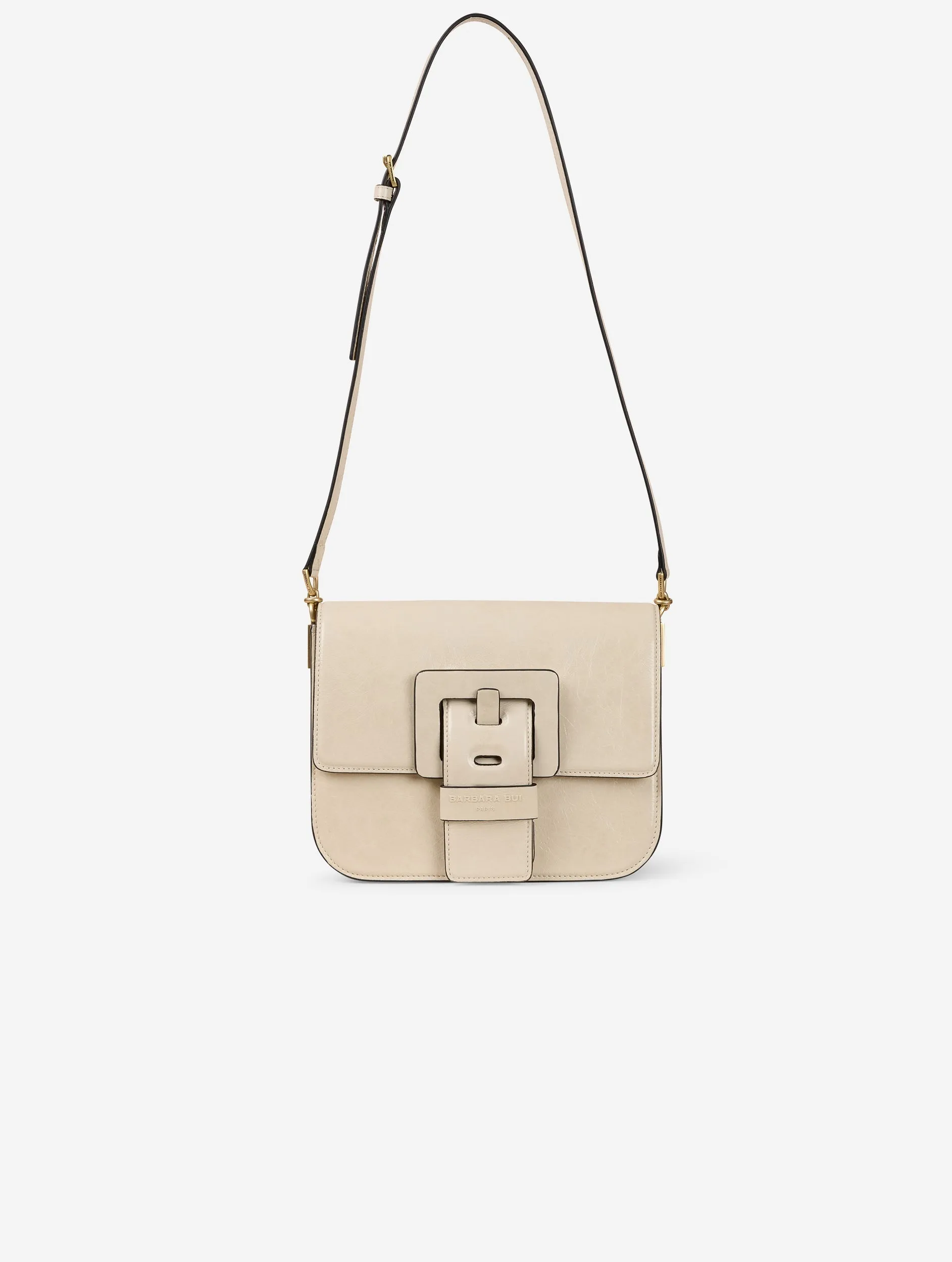 Ivory patent leather TOUCH ME bag