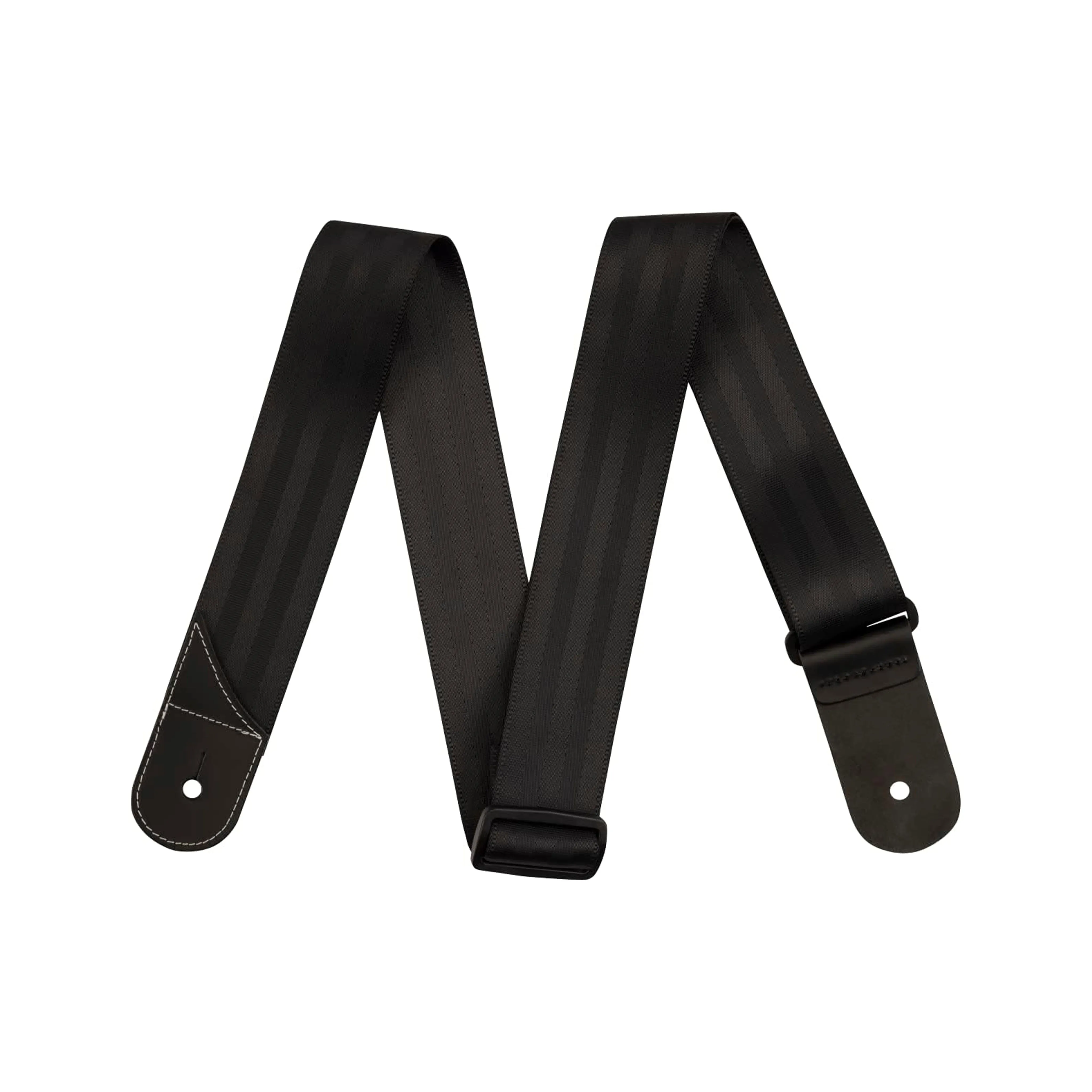Jackson Seatbelt Shark Fin Guitar Strap, Black