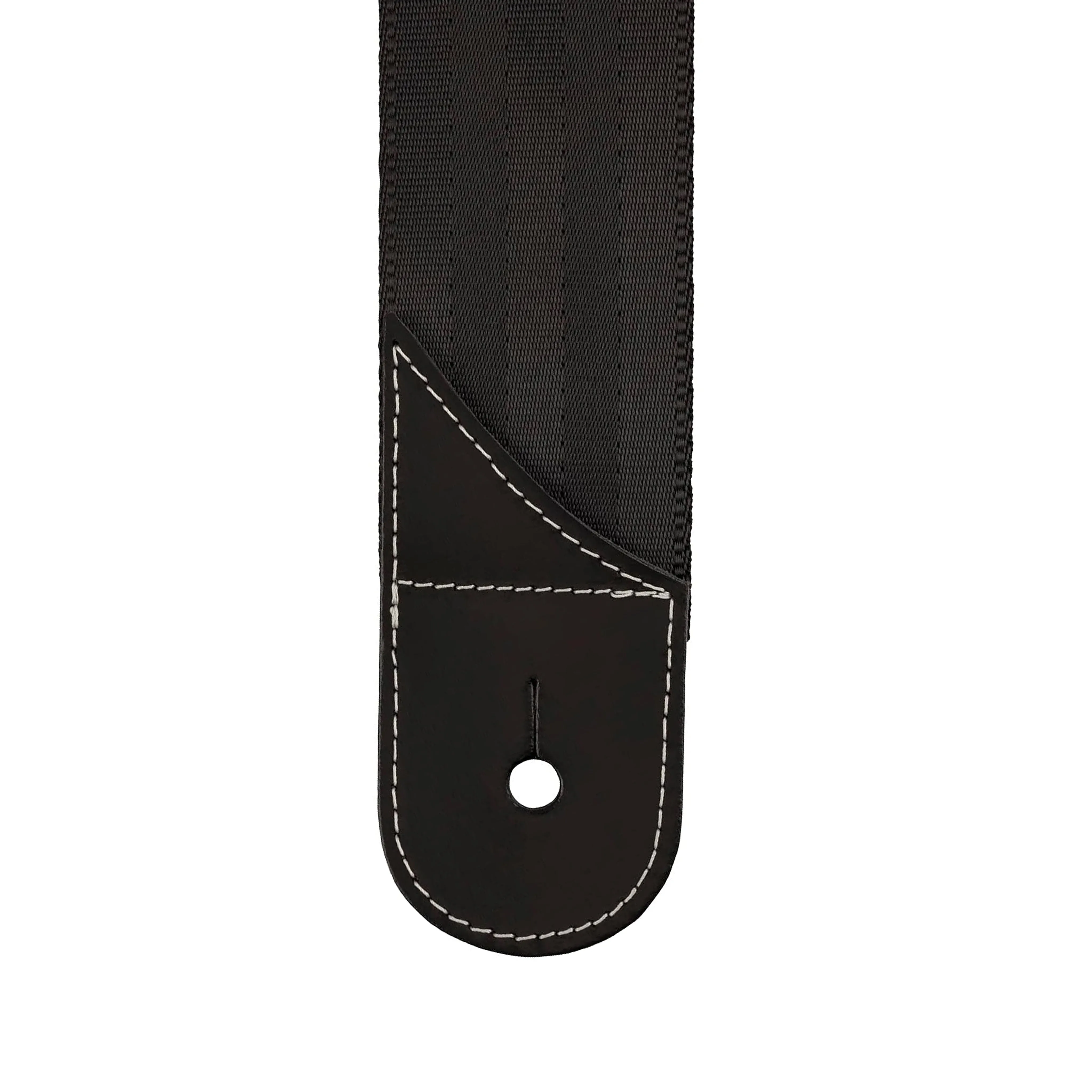 Jackson Seatbelt Shark Fin Guitar Strap, Black