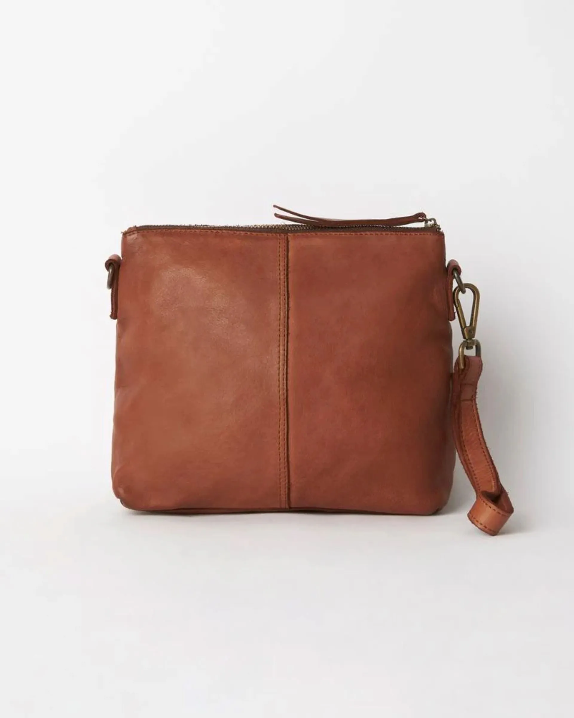JUJU & CO Large Essential Pouch Bag - Cognac