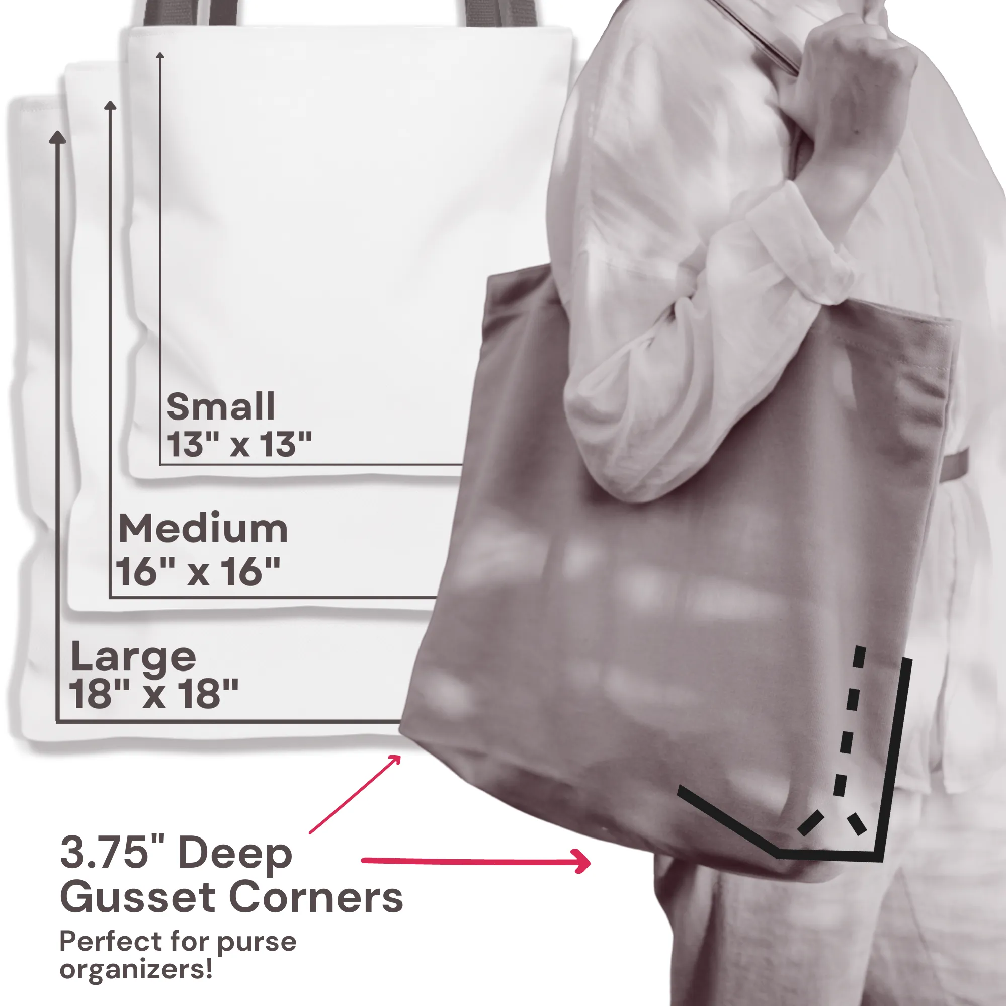 Kamala Means Lotus - Kamala Harris Canvas Tote Bag