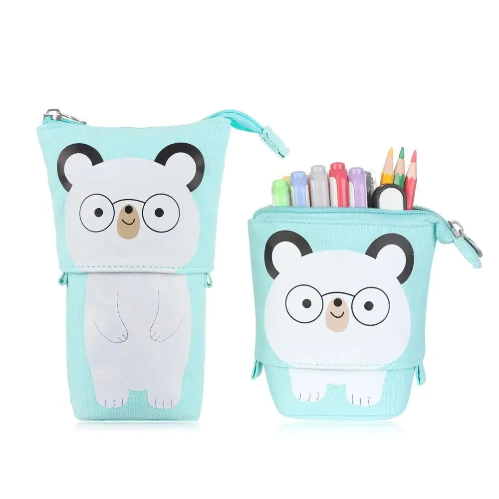Kawaii Boba Milk Tea Pencil Case 🥤✨ | Cute Retractable Pen Holder & Stationery Organizer for Kids 🎨🌈