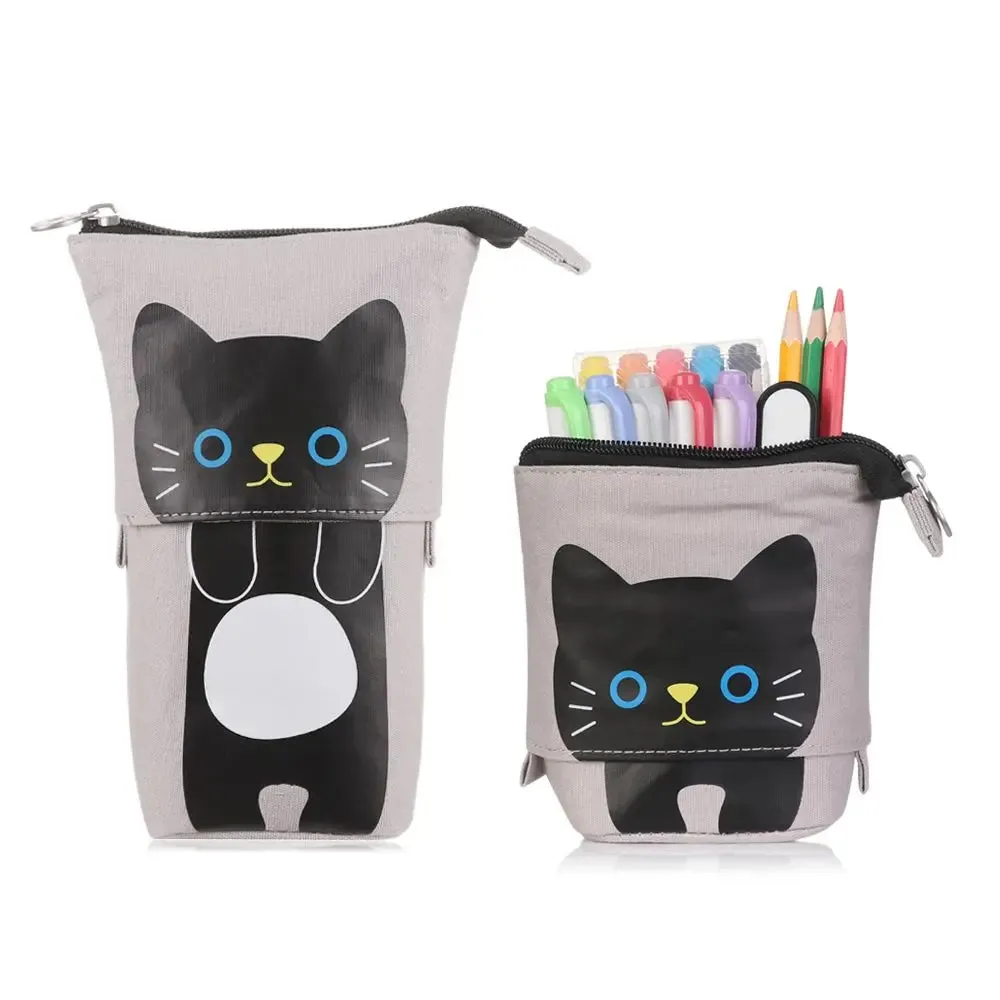 Kawaii Boba Milk Tea Pencil Case 🥤✨ | Cute Retractable Pen Holder & Stationery Organizer for Kids 🎨🌈