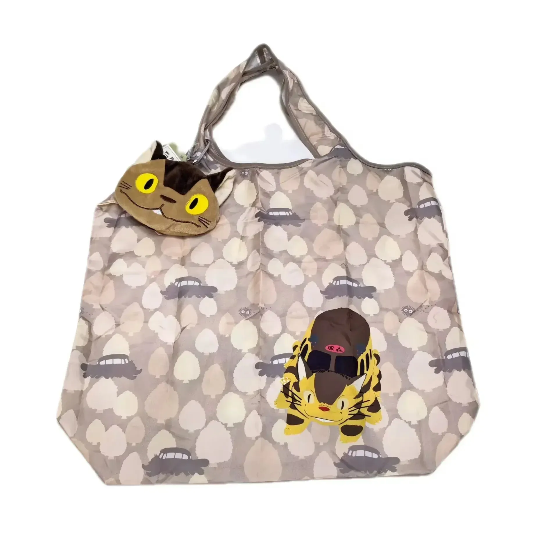 Kawaii Cartoon Foldable Tote Bags ✨🌈 Eco-Friendly Nylon Shopping Pouches for Stylish Women 👜💖