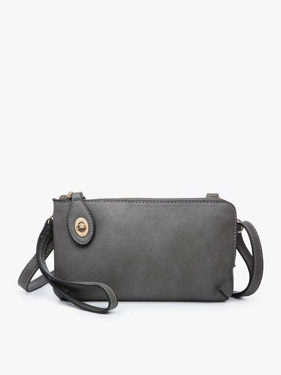 Kendall Crossbody with Twist Lock Closure