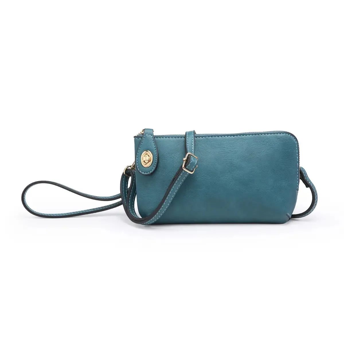 Kendall | Twist Lock Crossbody Wristlet