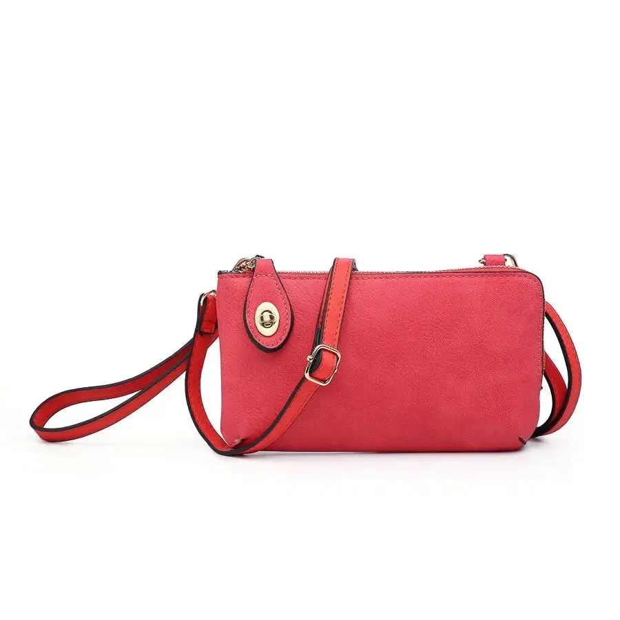 Kendall | Twist Lock Crossbody Wristlet