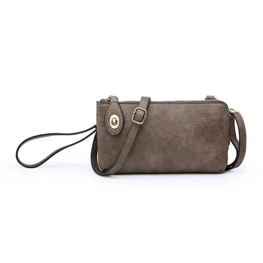 Kendall | Twist Lock Crossbody Wristlet