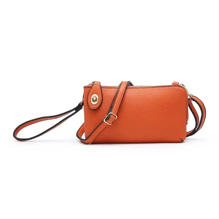 Kendall | Twist Lock Crossbody Wristlet