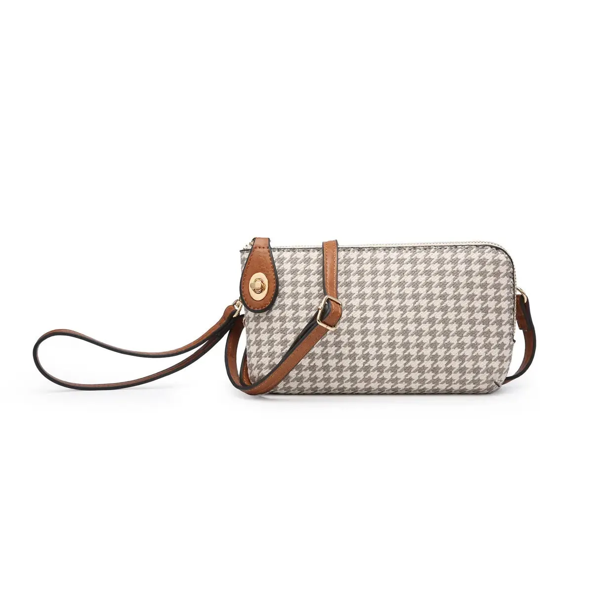 Kendall | Twist Lock Crossbody Wristlet