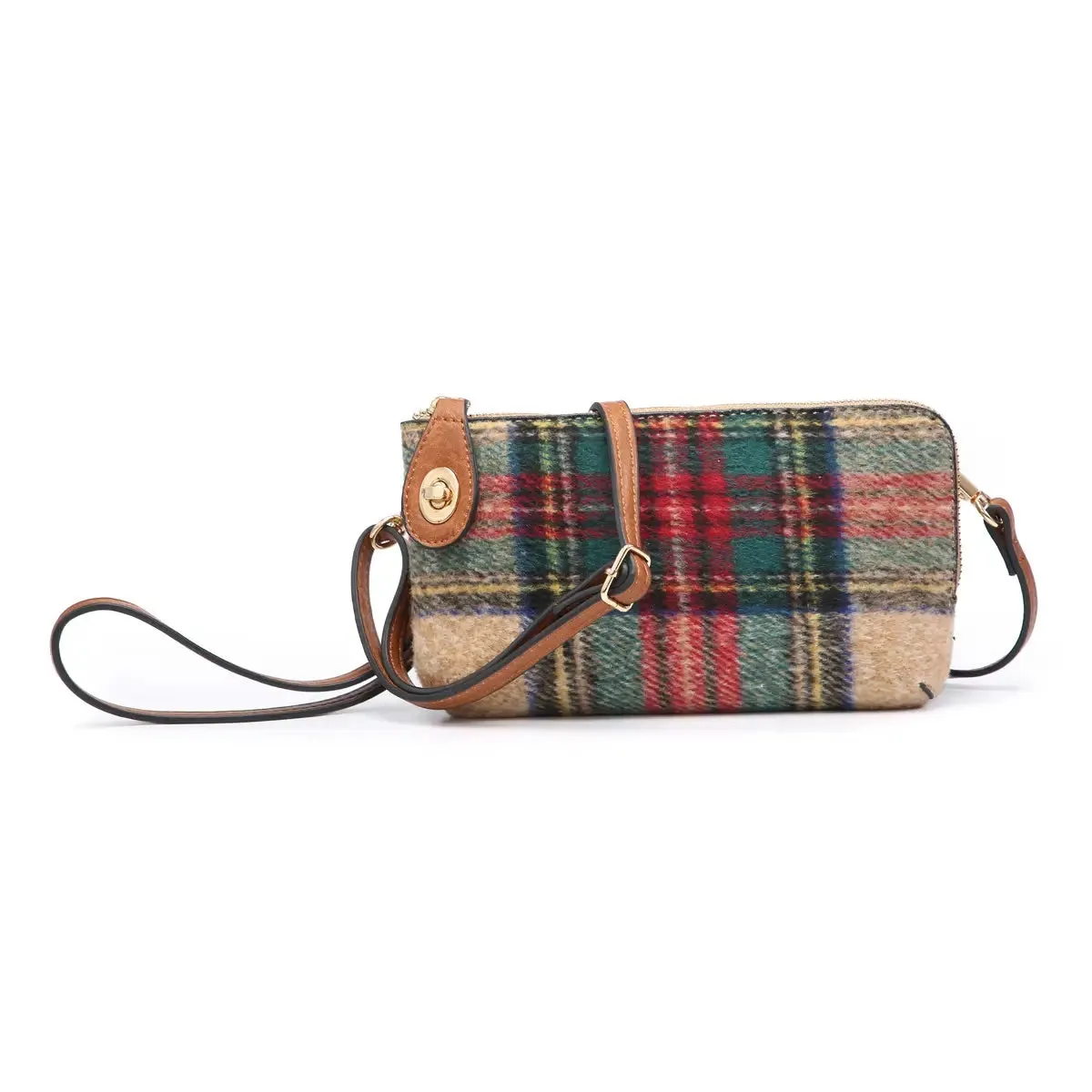 Kendall | Twist Lock Crossbody Wristlet