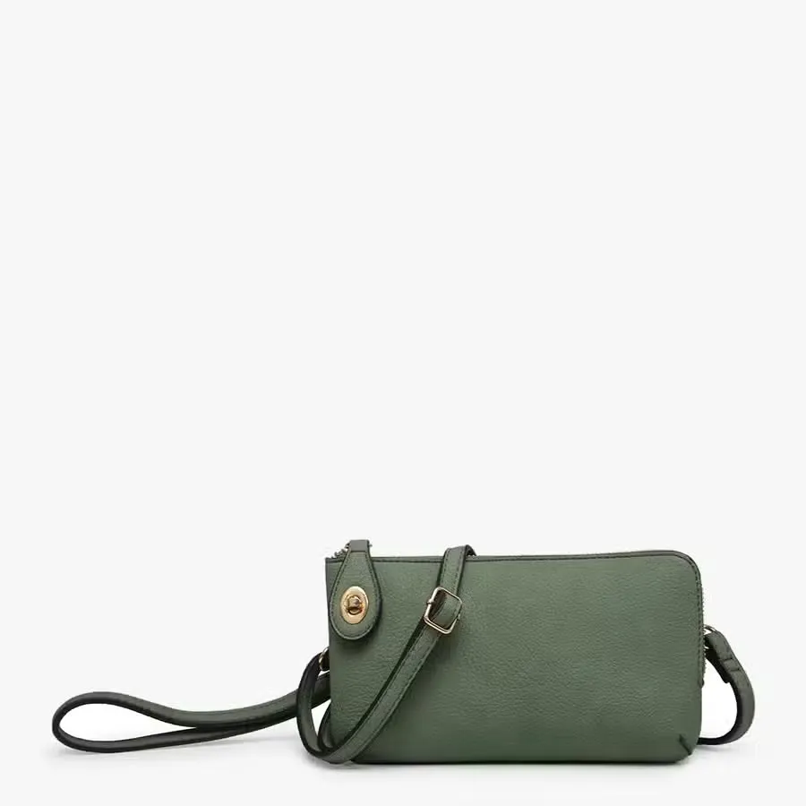 Kendall | Twist Lock Crossbody Wristlet